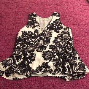Rebecca Taylor Silk Floral Tank